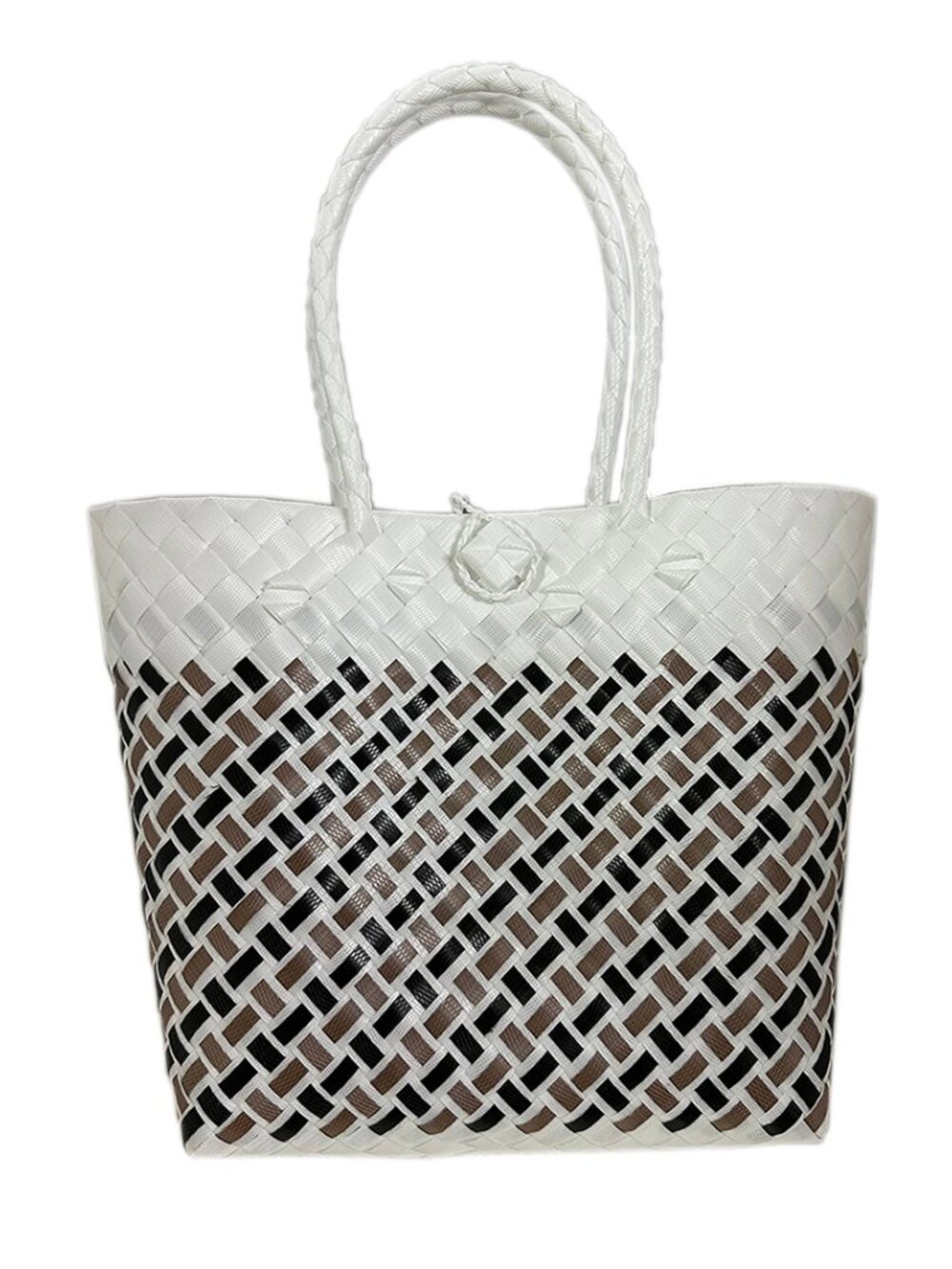 Misenka Handicrafts Zia Luxe Bayong Bag – Handwoven, Eco-Friendly Filipino Tote